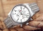 Best Anyreplicawatch - Replica IWC Pilot's Chronograph Spitfire White Dial Watch For Sale
